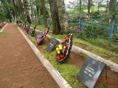 Братская могила советских воинов