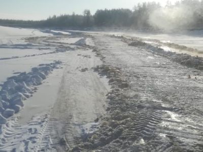 Дорожники восстановили проезд по автозимнику «Вилюйск - Жиганск»