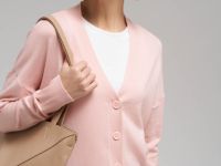 Кардиган свободного кроя с шерстью