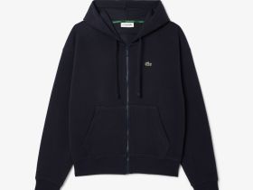 Женская толстовка Lacoste с капюшоном на молнии