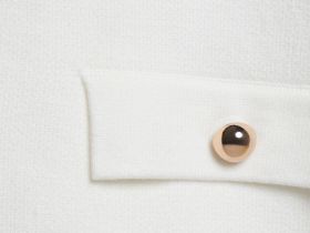 Кардиган на пуговицах, Белый