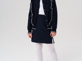 Кардиган трикотажный для девочек