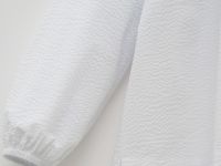 Блузка с округлым вырезом свободного силуэта