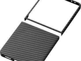 Чехол uBear Supreme Case для Galaxy Z Flip7, кевлар черный