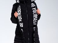 Пальто текстильное с полиуретановым покрытием для девочек