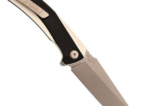 Складной нож TuoTown Xomao, сталь T10S, рукоять Black/White G10