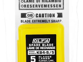 Лезвия OLFA перовые для ножа AK-4, 5 шт 6(8)х40,5х0,5 мм