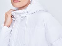 Утепленная куртка свободного силуэта