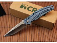Складной нож CRKT Ripple 2 Blue, сталь Acuto 440, рукоять нержавеющая сталь