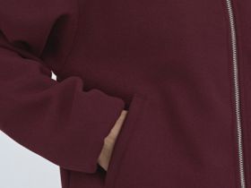 Бомбер из пальтовой ткани, Фиолетовый