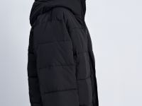 Утепленная куртка свободного силуэта