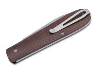 Складной нож Boker Coffin, сталь MagnaCut, рукоять микарта, коричневый