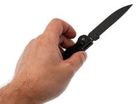 Складной нож Daggerr Dropet All Black DL, сталь 8Cr14MoV, рукоять термопластик FRN, черный