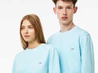 Хлопковый свитшот Lacoste унисекс