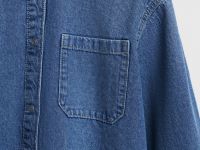 Джинсовая рубашка, Синий