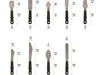 Мастихин "Мастер-Класс" №13, деревянная ручка 12,5 см, лезвие металл 15,5х3,5 см