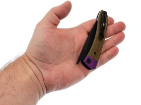 Складной нож Kizer Mini Momo, сталь Nitro-V, рукоять алюминий/Ultem