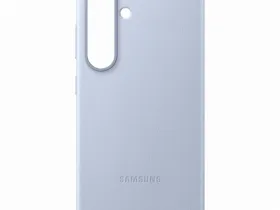 Чехол-накладка Kindsuit Case MagSafe для Samsung S25 искусственная кожа (синий)