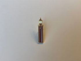 Значок эмалированный "Маяк Большой Тютерс"