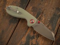 Складной нож CJRB Maileah, сталь AR-RPM9, рукоять G10, Green