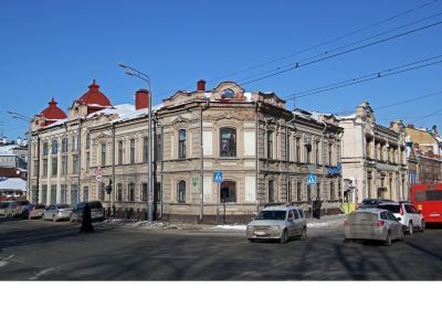 Здание типографии и словолития братьев Каримовых. Дом, где в 1917 году помещалась типография газеты  "Рабочий", орган Казанского комитета РСДРП(б)