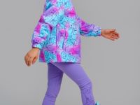 Куртка текстильная с полиуретановым покрытием для девочек (ветровка)