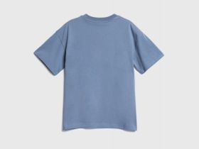 Футболка с принтом для мальчиков, Голубой