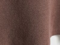 Джемпер с воротником на молнии для девочек, Коричневый