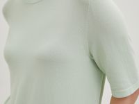 Джемпер свободного силуэта с коротким рукавом