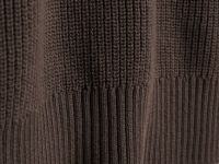 Текстурный джемпер с V-вырезом, Коричневый