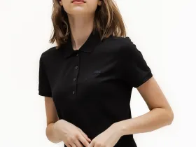 Женское платье-поло Lacoste приталенного кроя