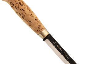 Нож финский Marttiini Lynx, сталь X75Cr1, рукоять карельская береза