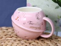 Кружка "Travel in the starry sky", pink 450 мл