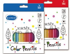 Набор карандашей цветных Acmeliae 24 цв, в картонном футляре