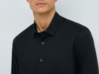 Классическая рубашка из хлопка, Черный