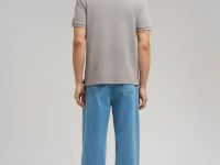 Поло slim fit из хлопка пике