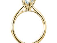 Кольцо из желтого золота с бриллиантом э0301кц07220863