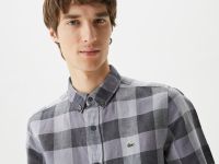 Мужская рубашка Lacoste приталенного кроя
