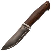 Нож Кайман, сталь S390, рукоять айронвуд, мельхиор