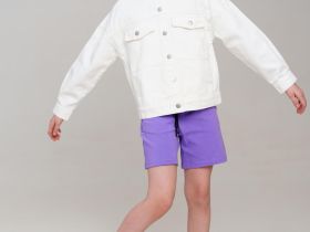 Куртка текстильная джинсовая для девочек