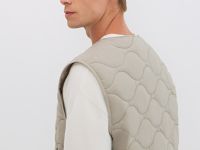 Стёганый утеплённый жилет, Серый