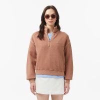 Женская хлопковая толстовка Lacoste