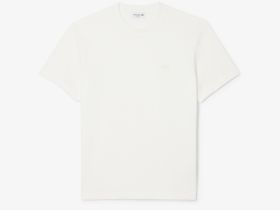 Мужская хлопковая футболка Lacoste классического кроя
