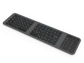 Беспроводная клавиатура WiWU Foldable Keyboard русская раскладка (складная с подставкой) (FMK-05) (серый)