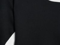 Джемпер с асимметричным вырезом, Черный