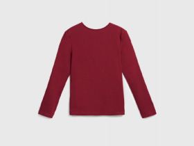 Лонгслив с мини-бантами для девочек, Фиолетовый