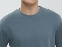 Базовая футболка из хлопка прямого силуэта