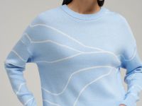 Легкий удлиненный джемпер с хлопком