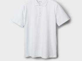 Джемпер трикотажный с воротником поло для мужчин