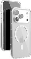 Клип-кейс VLP Diamondс MagSafe для Apple iPhone 17 Pro Прозрачный